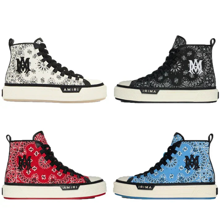 AMIRI Men's Shoes | Black, White, Red & Blue