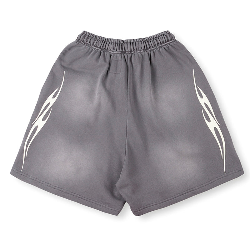 Hellstar Studios Sports Flame Shorts