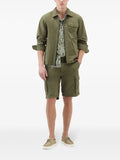 Woolrich gabardine-weave shirt jacket
