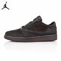 Air Jordan 1 Low Velvet Brown Black-Brown Unisex Sneakers DM7866-202