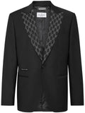 Philipp Plein monogram-pattern blazer