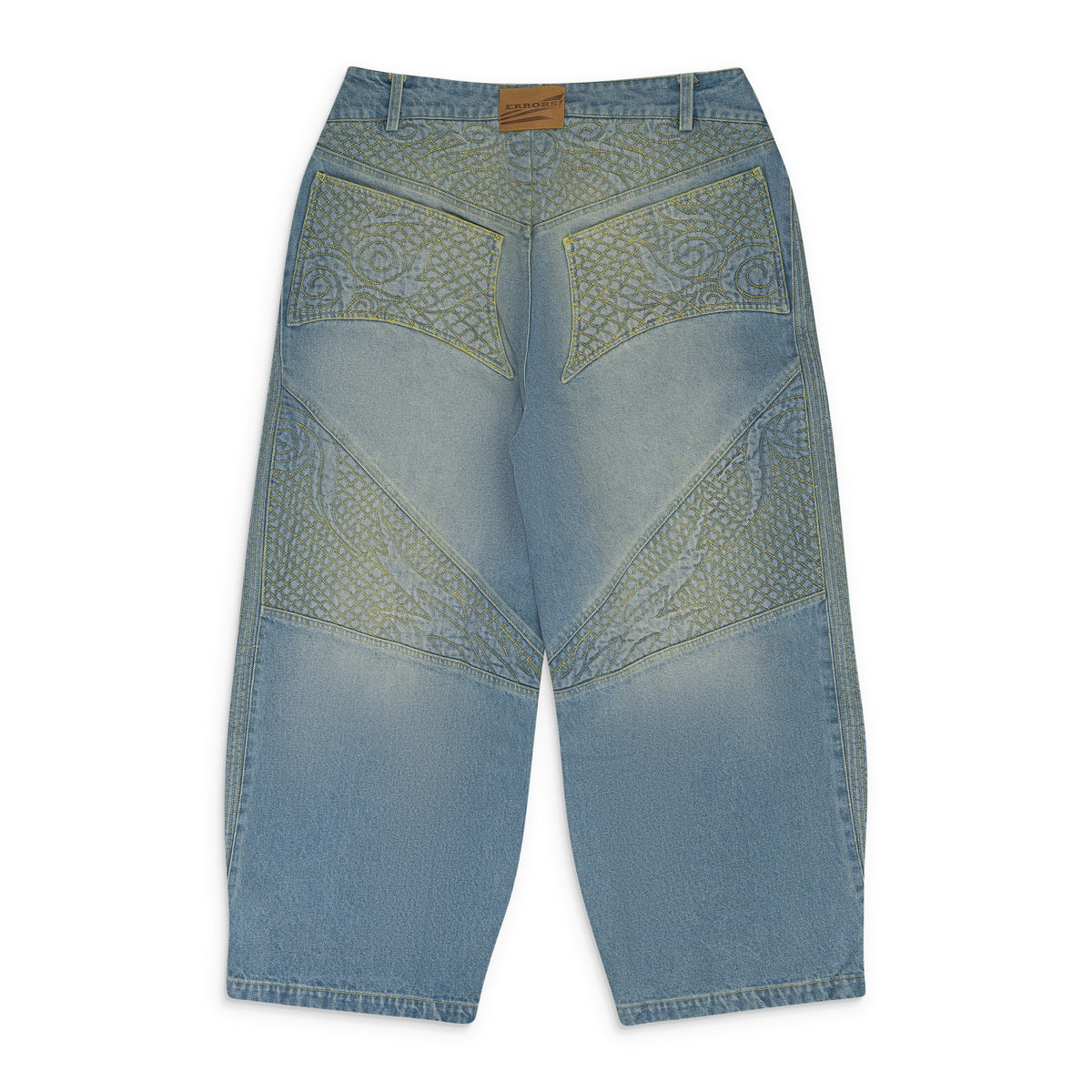 BLUE MOTO STRAIGHT-FIT JEANS