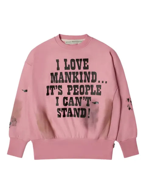 Advisory Board Crystals I Love Mankind But... sweatshirt