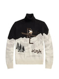 Ralph Lauren Purple Label roll-neck intarsia sweater