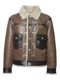 Kenzo shearling pocket jacket
