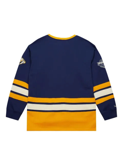 Mitchell & Ness Nashville Predators Heritage Lace-Up pullover