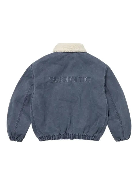 Supreme sherling lined bomber jacket