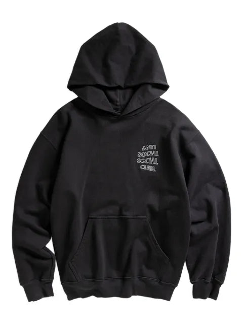 Anti Social Social Club logo-embroidered hoodie
