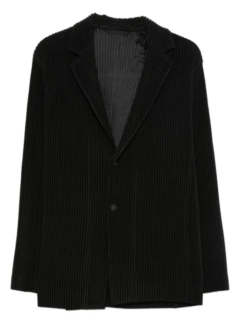 Homme Plissé Issey Miyake plissé single-breasted blazer