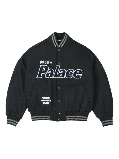 Palace logo-patch bomber jacket