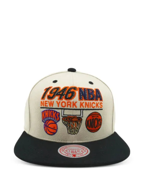 Mitchell & Ness x NBA Hardwood Classics First of Many New York Knicks embroidered baseball cap