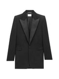 Saint Laurent shawl-lapel wool jacket