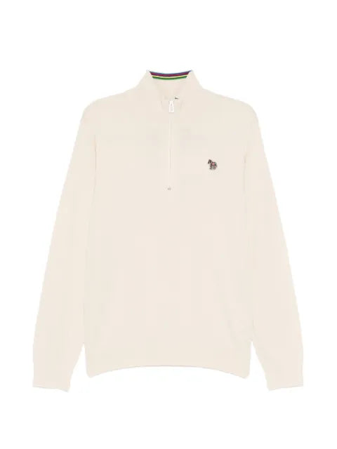 PS Paul Smith zebra-logo cotton sweater