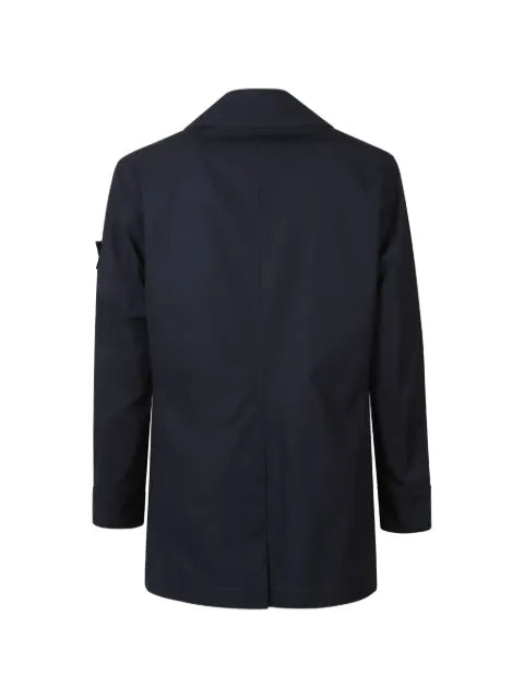 Stone Island 4100046 all-weather cotton canvas ghost pea coat