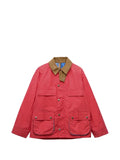 Barbour x Paul Smith contrast-collar jacket