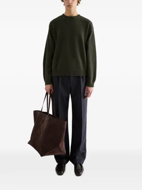 Jil Sander wool blend crew-neck sweater