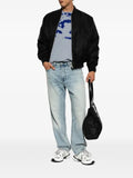 Diesel cotton sweatshirt with flocked Oval D