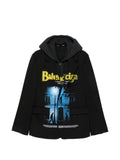 Balenciaga graphic-print layered jacket