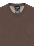 Giorgio Armani logo-embroidered virgin wool sweater