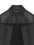 Alexander McQueen leather overshirt