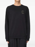 Just Cavalli logo-embroidered cotton sweater