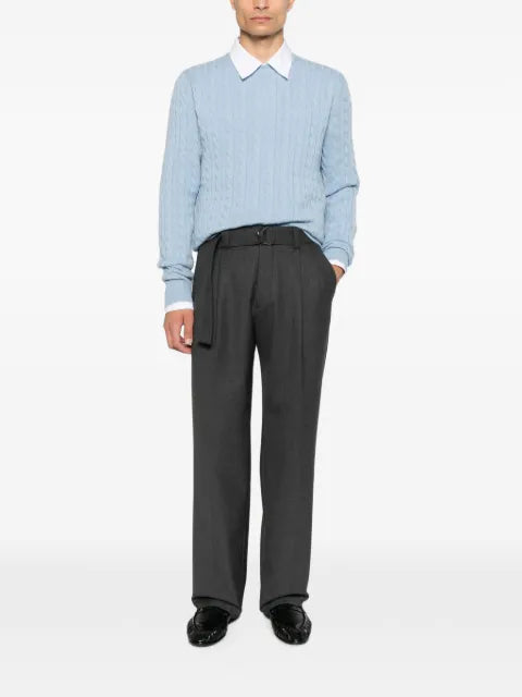 Malo cable-knit sweater