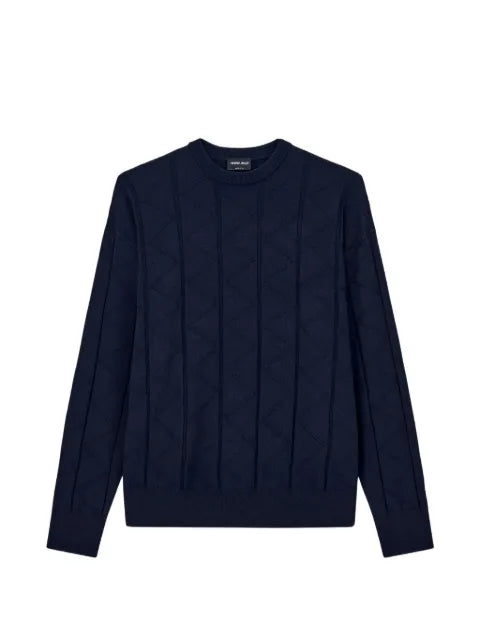 Giorgio Armani geometric-pattern sweater