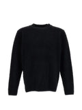 original vintage style brushed-finish crew-neck sweater
