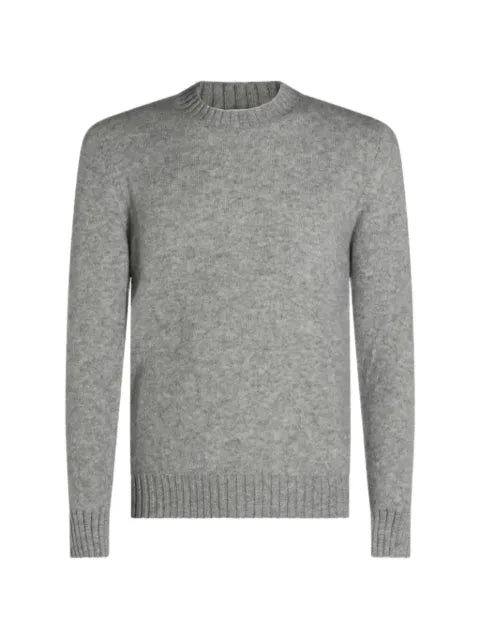 Piacenza Cashmere mélange-effect long-sleeve sweater