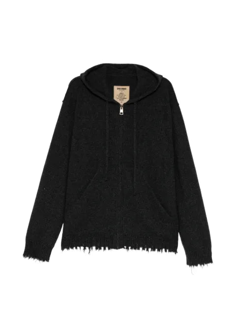 Uma Wang zip-up cashmere hoodie