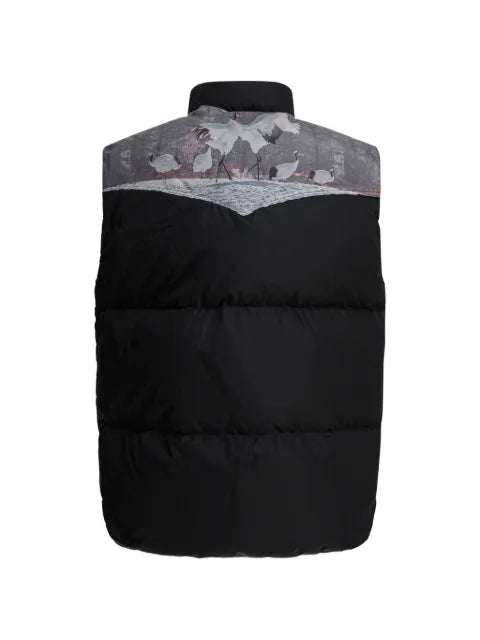 Needles x Rocky Mountain Featherbed graphic-print padded gilet