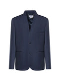 Hed Mayner stand-up collar single-breasted blazer