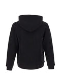Ea7 Emporio Armani ribbed logo-patch hoodie