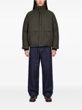 RANRA embroidered-logo high-neck padded jacket