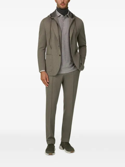 Boggi Milano sweatshirt blazer Madison in stretch cotton blend