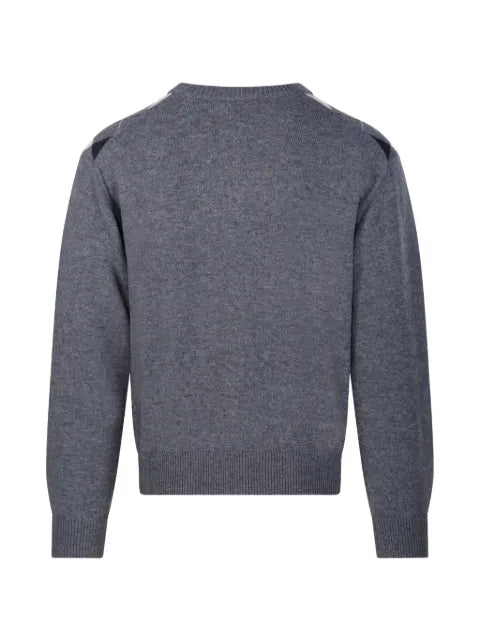 DUNST argyle-pattern sweater