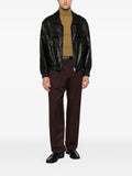 Low Brand zip-up leather jacket