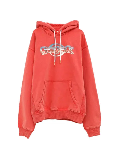 Casablanca logo-print organic cotton hoodie
