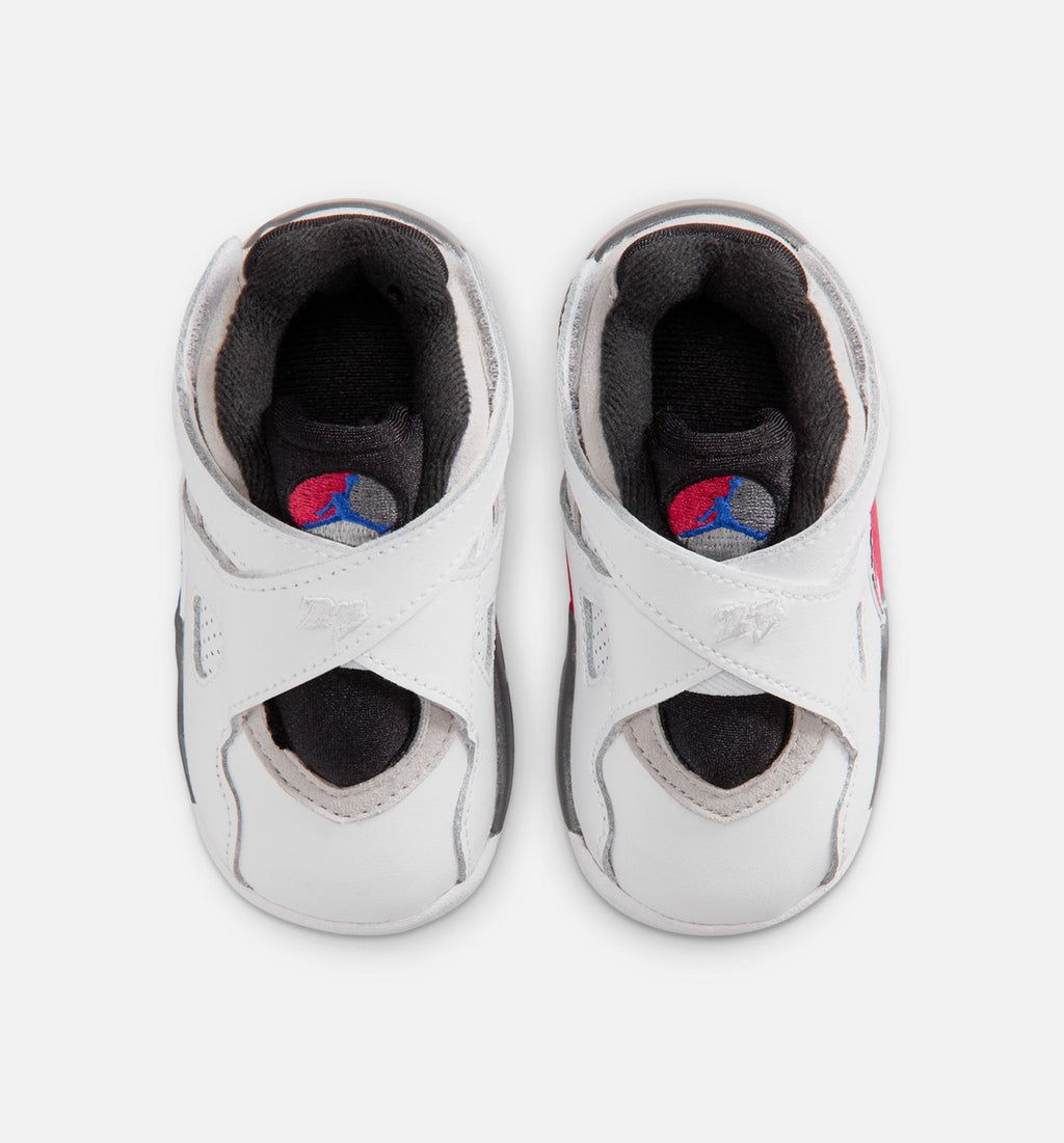Air Jordan 8 Retro “White & True Red” Infant/Toddler Shoes