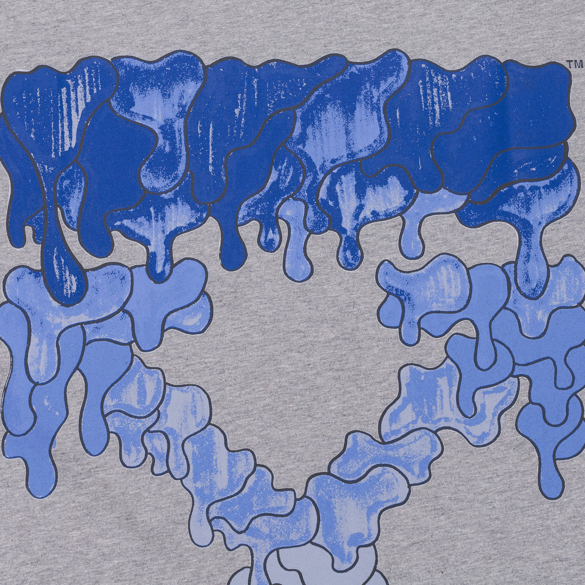 Heather Grey Skate Fit Dripping Arrow T-Shirt
