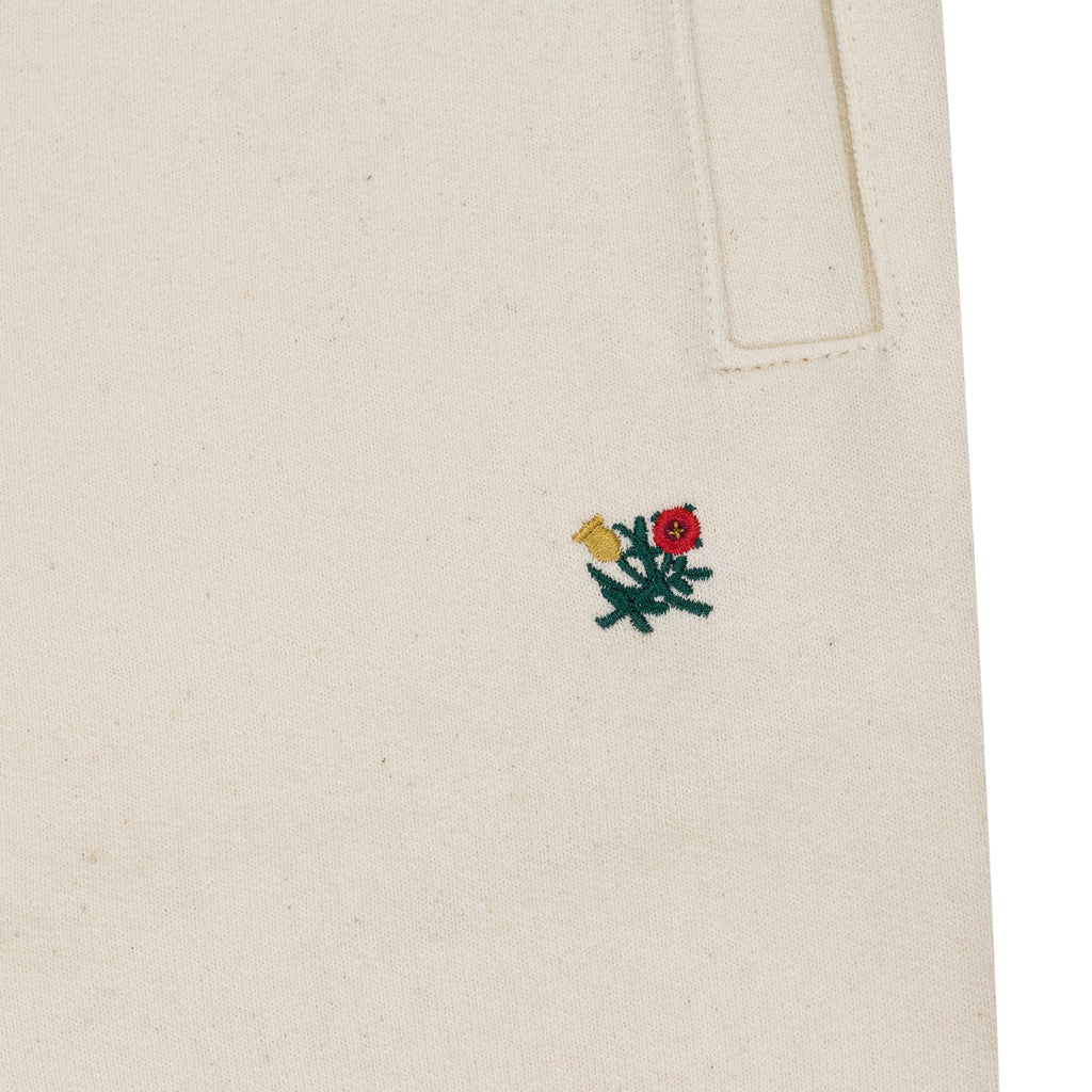 Cream Crest Sweatpants