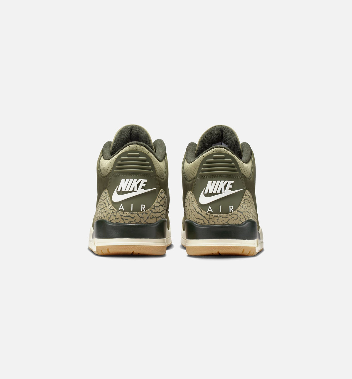 Air Jordan 3 Retro Medium Olive Men's Shoes - Medium Olive Sequoia Neutral Olive Sail Total Crimson