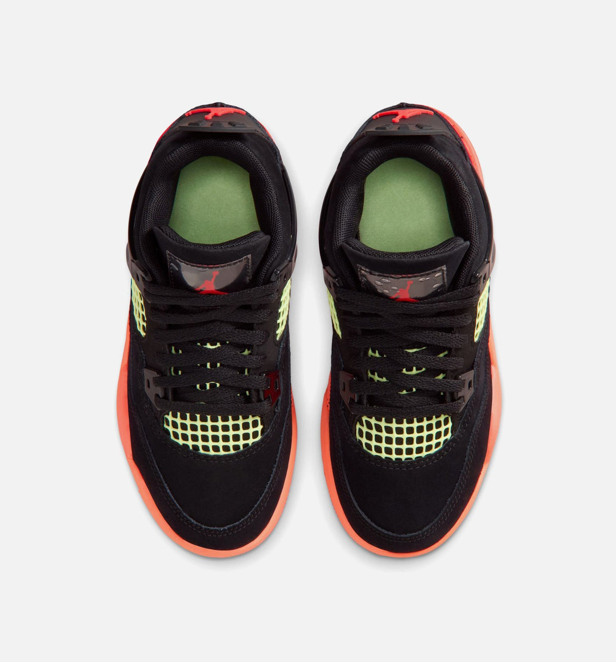 Air Jordan 4 Retro Black Infrared 23 – Preschool Lifestyle Shoe in Black/Infrared 23/Bright Mango