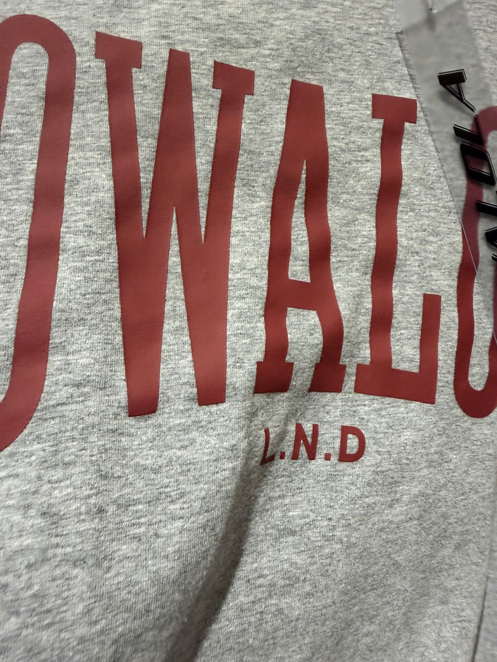Mowalola Vintage Varsity Letter Graphic Crew Neck T-Shirt Unisex