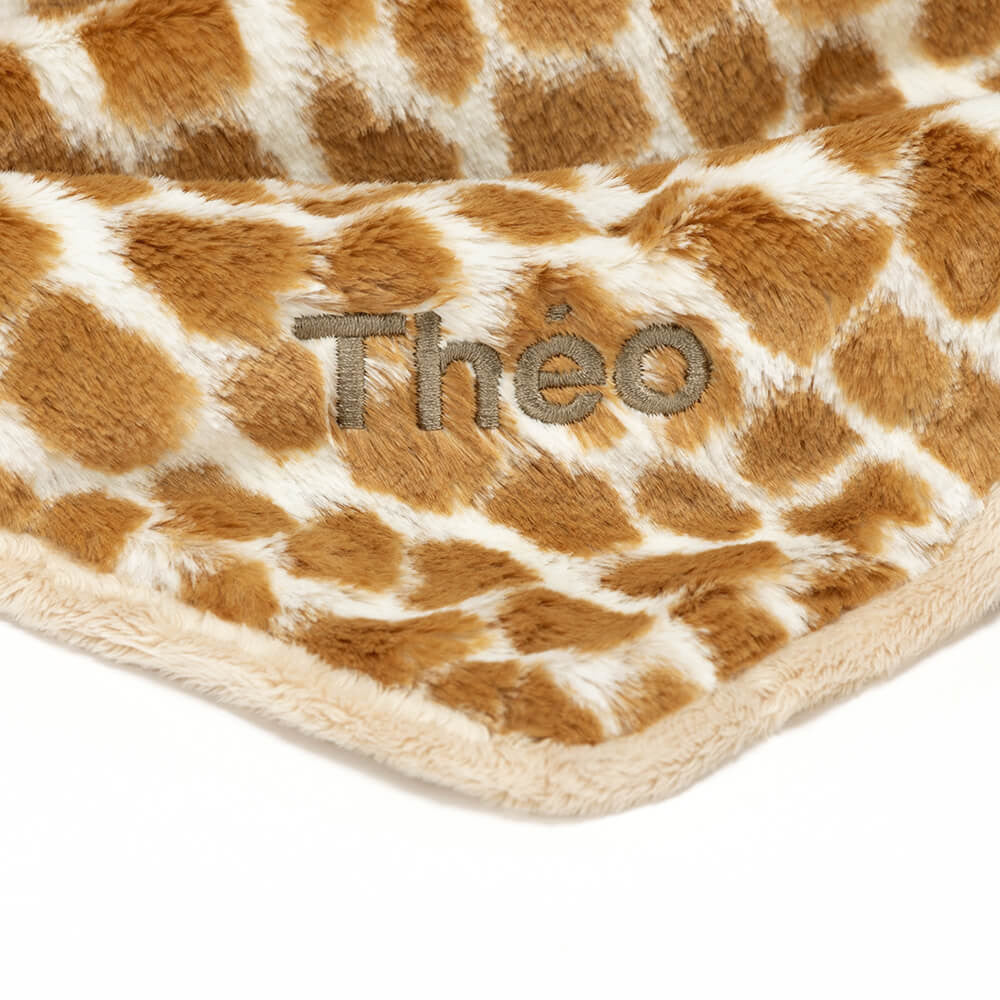 Personalized Bashful Giraffe Blankie