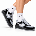 Nike Air Force 1 Low Black White Gray Unisex Sneakers Style 25
