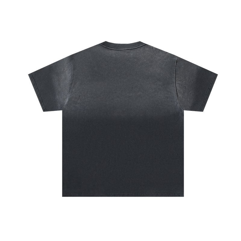 VALE USA Motorcycle Graphic Washed T-Shirt