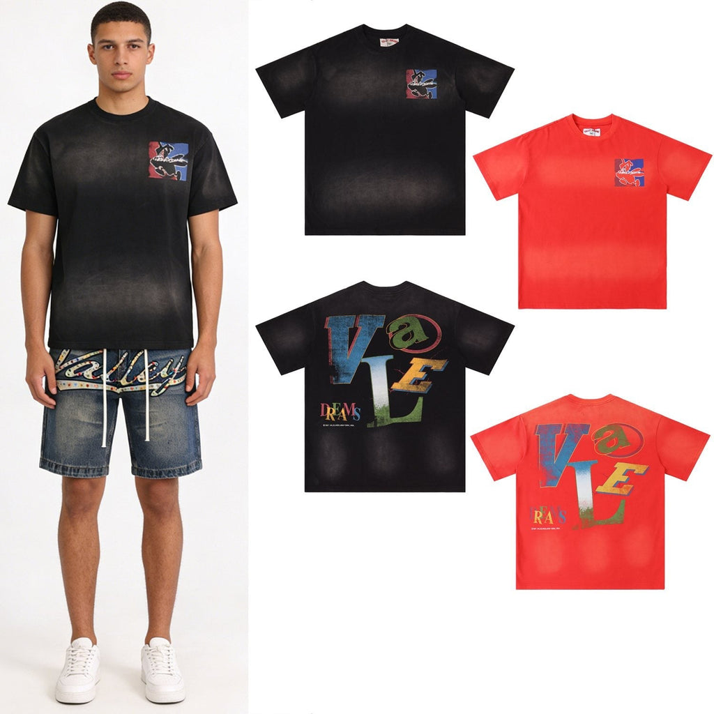 Valley Dreams Graffiti Collage Graphic T-Shirt