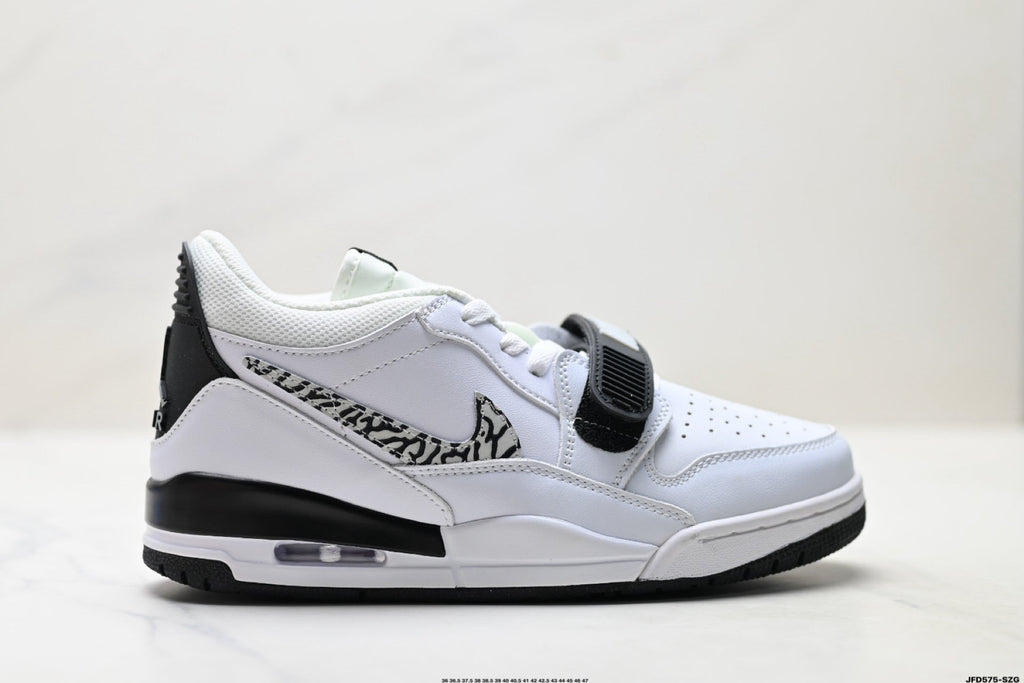 Jordan Legacy 312 Low White Black Cement Grey Sneakers