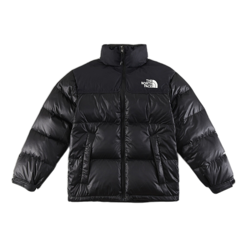 The North Face Contrast-Panel Stand-Collar Puffer Jacket | Women's Winter Coat